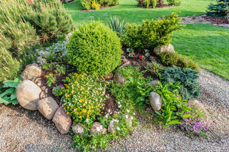 Decorative Rock Installation