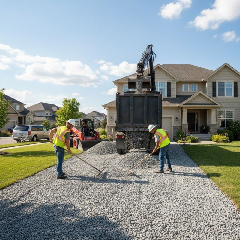 Landscaping Gravel Delivery detail