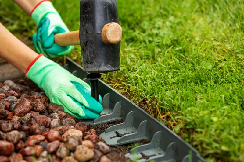 Metal Lawn Edging Installation
