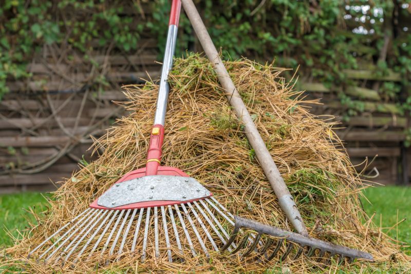 Pine Straw Spreading
