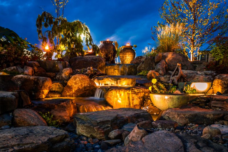 Rock Fountain Installation