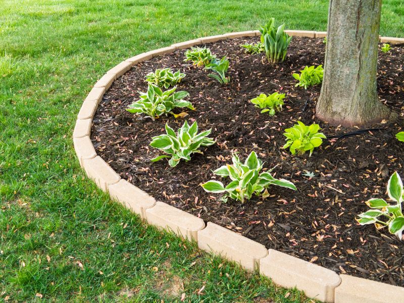 Tree Edging Installation