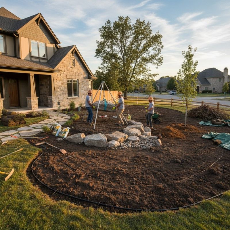 Local Landscaping pros at work