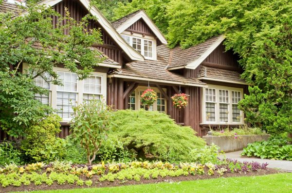 Log Home Landscaping in Duluth